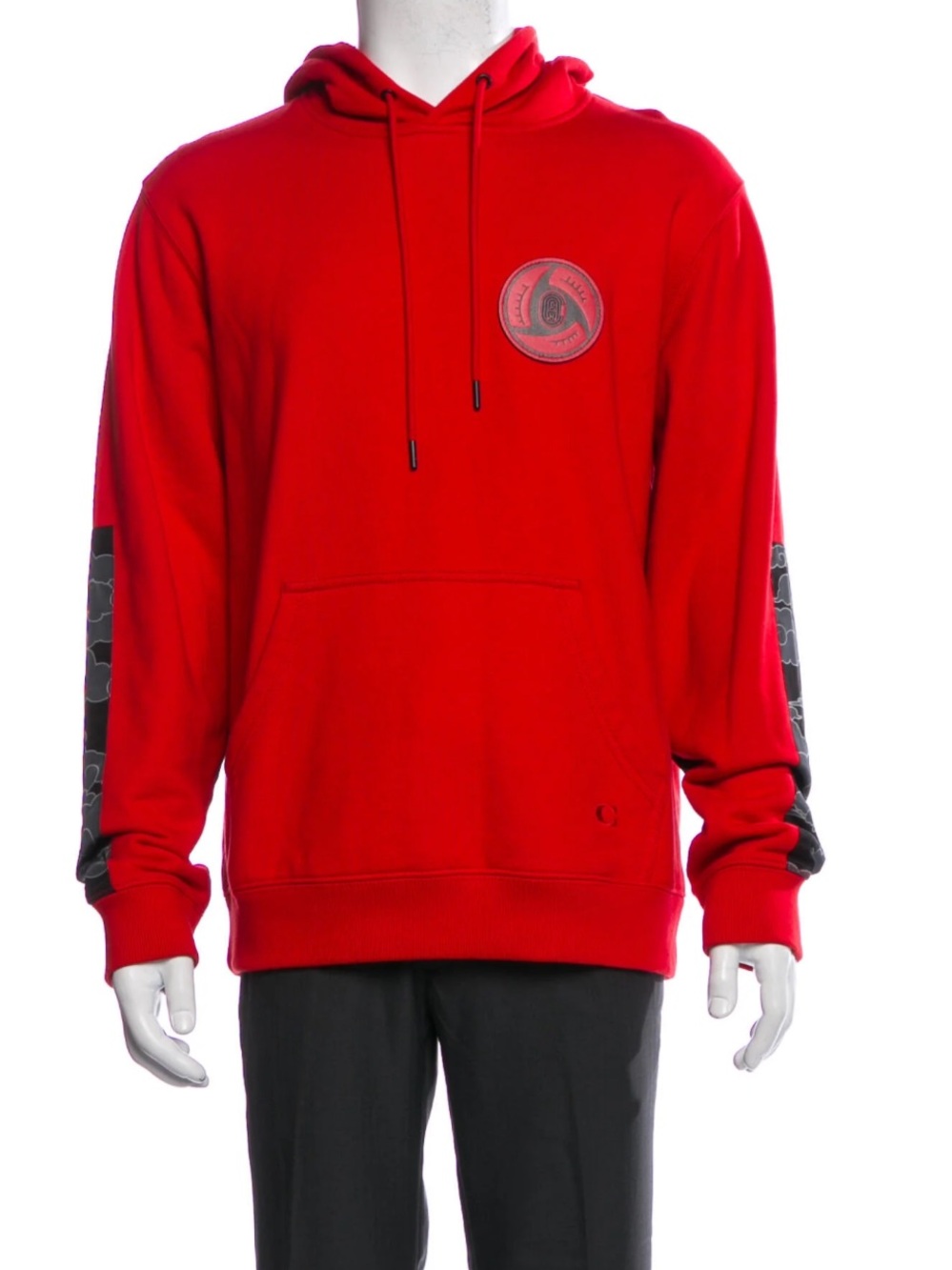 Coach × Michael B. Jordan × Naruto Red Graphic Pullover Hoodie